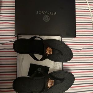 Versace thong sandals